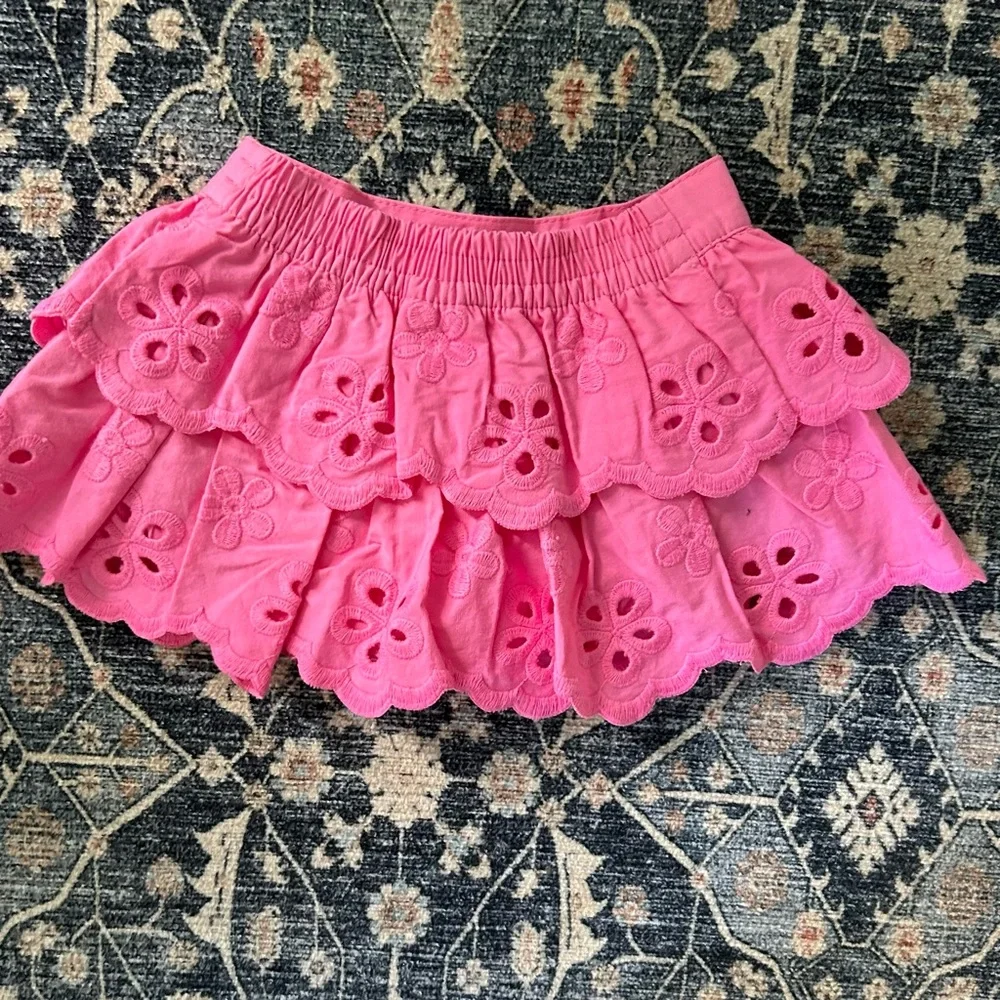 Gymboree Pink Eyelet Skirt - 3-6 Months